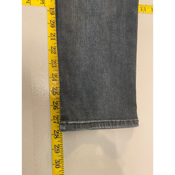 Black Mid-Rise Skinny Ankle Jeans Stud Detailing Size 8 - Picture 10 of 12